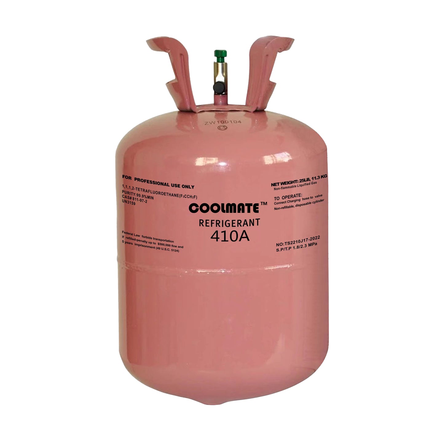 R-410A Refrigerant 25LB |CoolmateGas Refrigerant