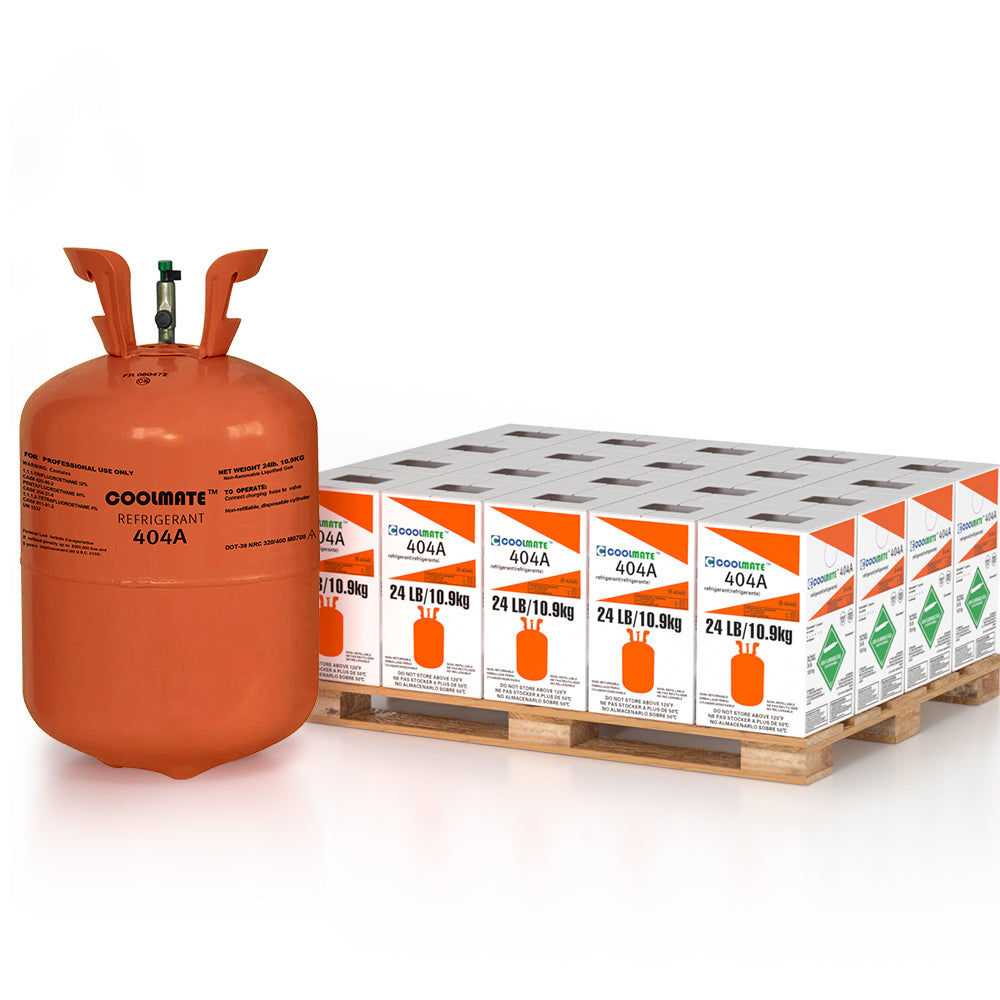 Half Pallet R-404A 24LB(20 Cylinders $355/ea.)|CoolmateGas Refrigerant