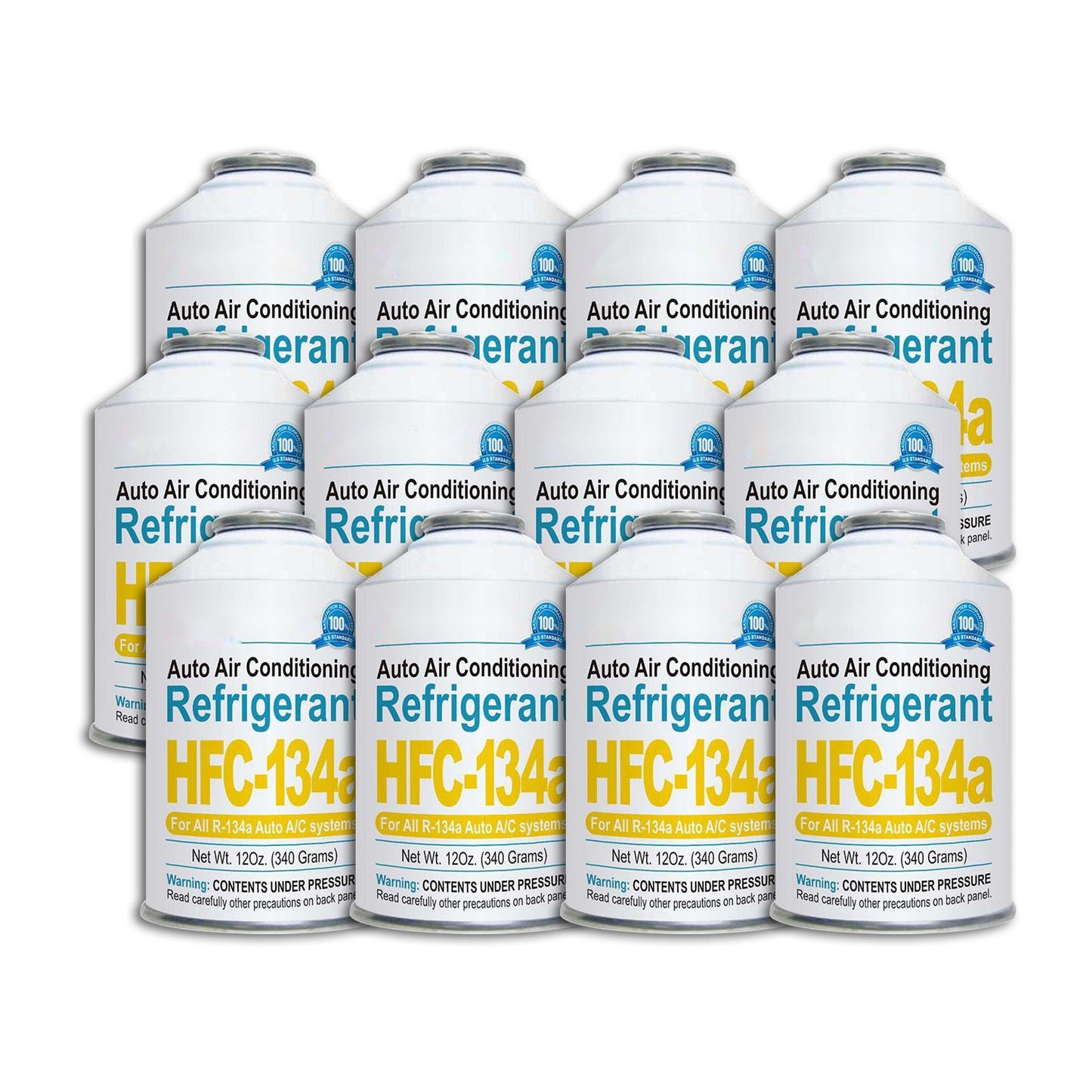 R-134A Refrigerant 12 Oz (12 Cans)|CoolmateGas Refrigerant