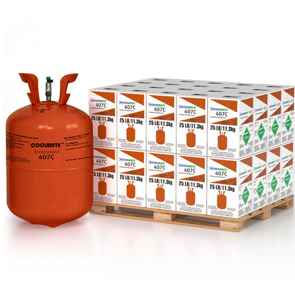 R-407C Refrigerant 25 LB|CoolmateGas Refrigerant